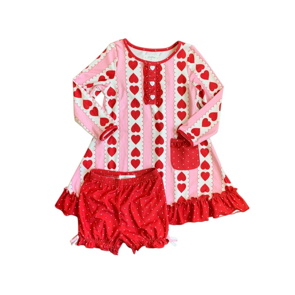 Sweethoney Valentine’s Nightgown Lounge Set